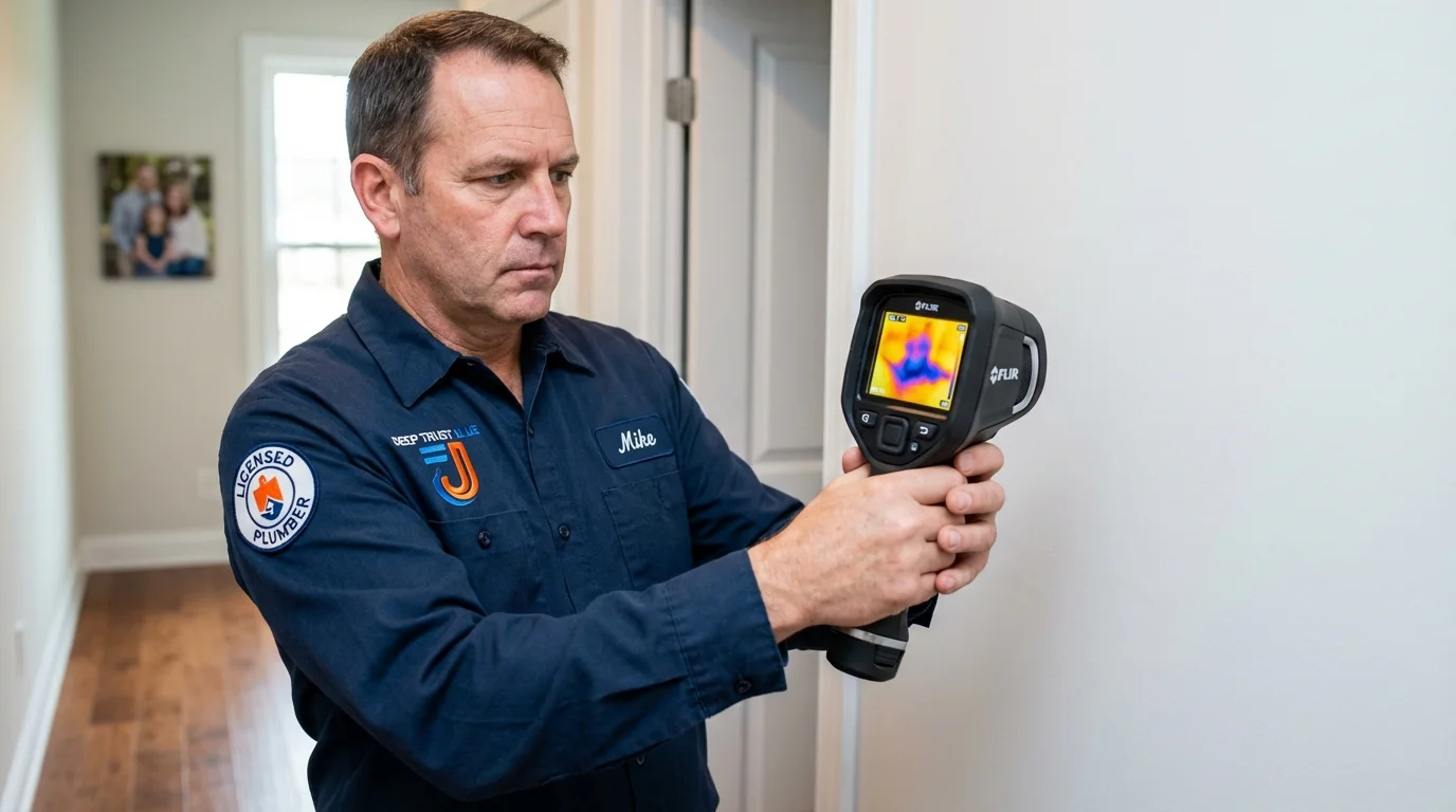 Thermal imaging leak detection by Johns Plumbing LLC in Yucaipa